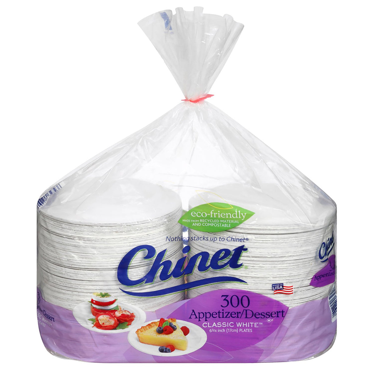 Chinet Premium Plastic 10 Oz. White Cups 420 Ct Bag