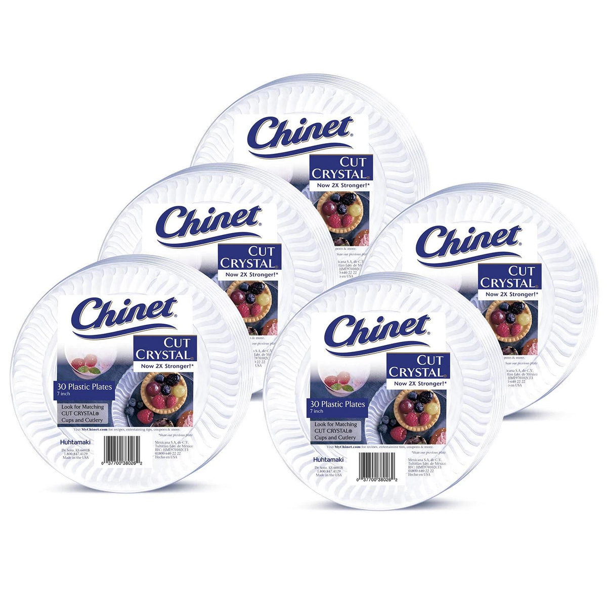 Chinet Classic White, Round Appetizer and Dessert Plates, 6.75 Inches, 70  Count