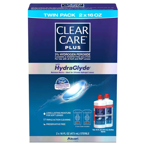 Clear Care Plus Cleaning and Disinfecting Solution, 32 Ounces - Home Deliveries