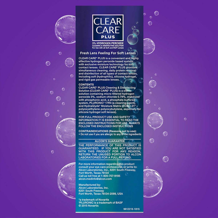 Clear Care Plus Cleaning and Disinfecting Solution, 32 Ounces
