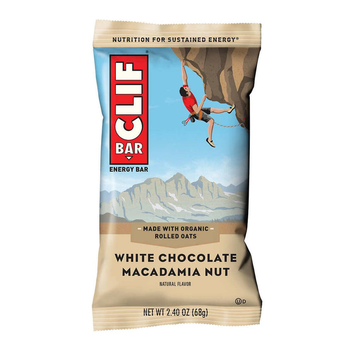 Clif Bar, White Chocolate Macadamia Nut, 2.4 oz, 12-count ) | Home Deliveries