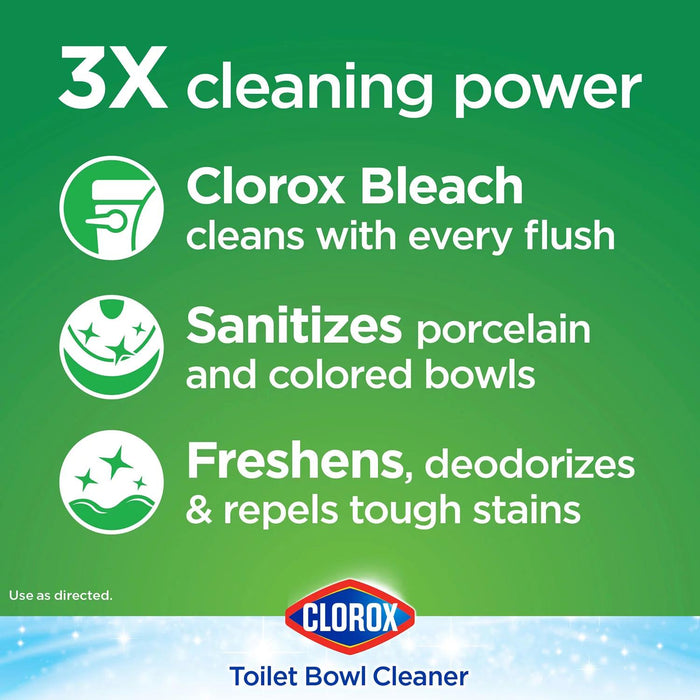 Clorox Ultra Clean Toilet Bowl Cleaner Tablets with Bleach (3.5 oz. tablets, 6 count)