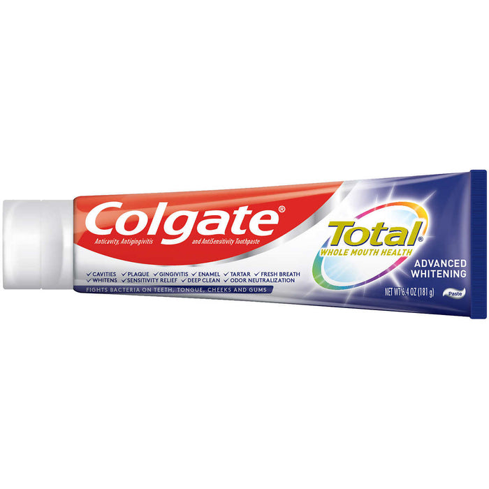 Colgate Total Advanced Whitening Toothpaste, 6.4 oz, 5-pack ) | Home Deliveries