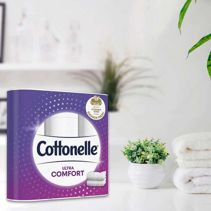 Cottonelle Ultra Comfort Bath Tissue, 2-Ply, 268 Sheets, 36 Rolls ) | Home Deliveries