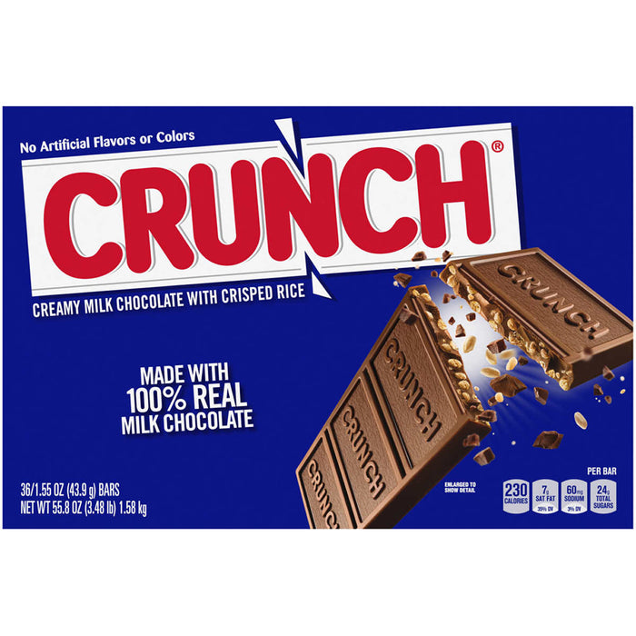Crunch Candy Bar, 1.55 oz, 36-count ) | Home Deliveries