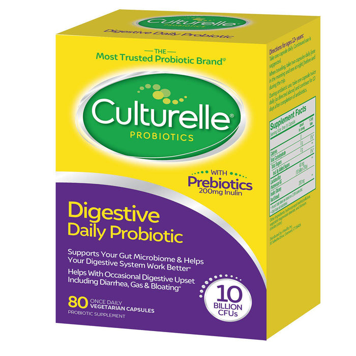 Culturelle Daily Probiotic Supplement Capsules (80 count)