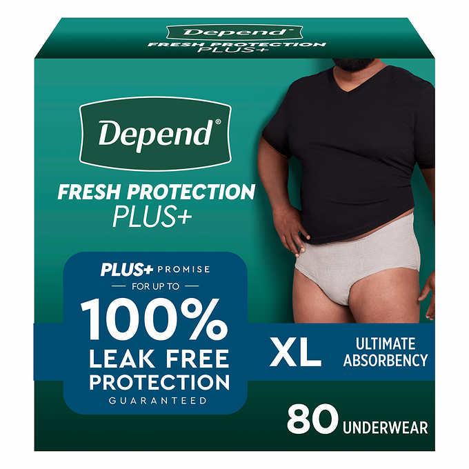 Kirkland Signature Men Small/Medium Protective Underwear, Pack of 84