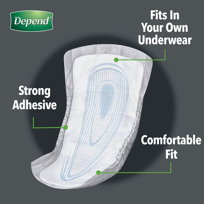 Depend Incontinence Guards for Men, Maximum Absorbency (52 count, 2 pk.)