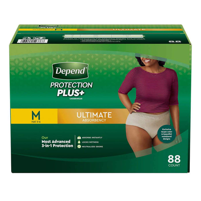 Depend Protection Plus Ultimate Underwear for Women - Home Deliveries