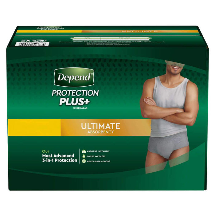 Depend Protection Plus Ultimate Underwear for Men - Select Size - Home Deliveries