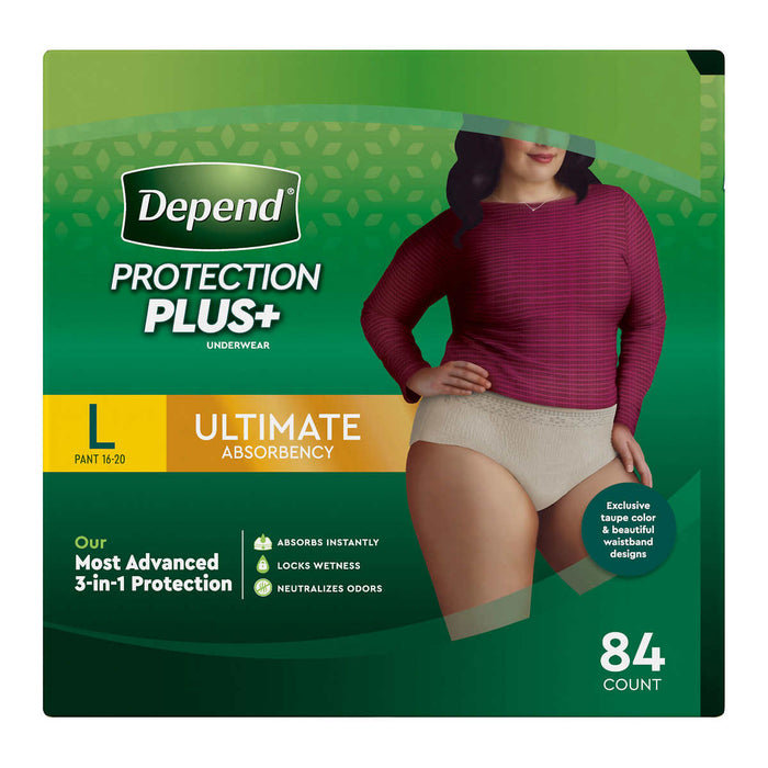 Depend Protection Plus Ultimate Underwear for Women