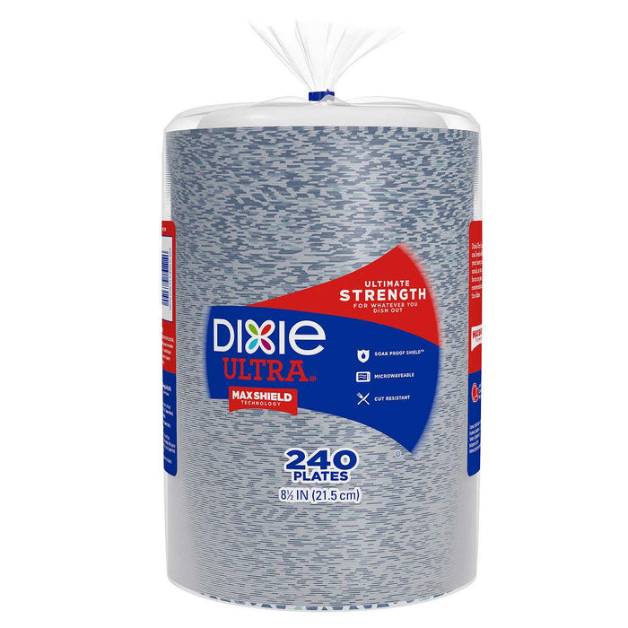 Dixie Ultra 8-1/2" Paper Plate, 240-count