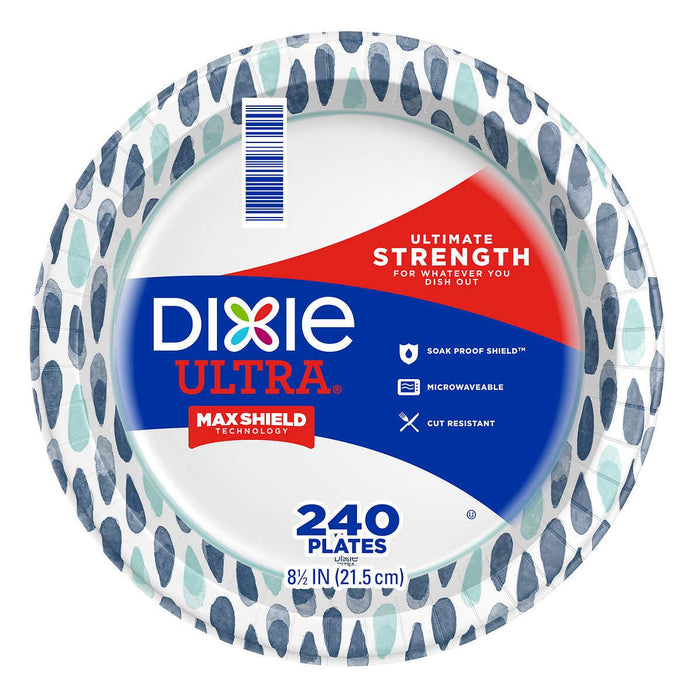 Dixie Ultra 8-1/2" Paper Plate, 240-count