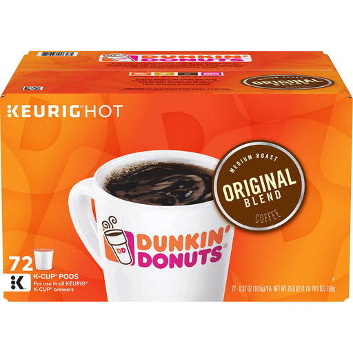 Dunkin' Donuts, Original Blend, Medium Roast, K-Cup Pods, 72ct ) | Home Deliveries