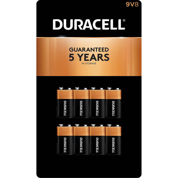 Duracell 9V Alkaline Batteries, 8-count ) | Home Deliveries