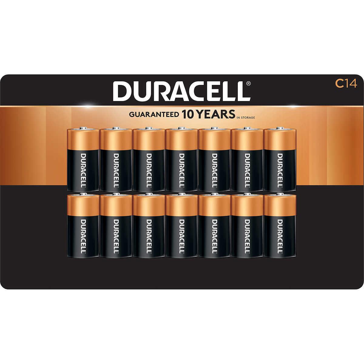 Duracell C Alkaline Batteries, 14-count ) | Home Deliveries