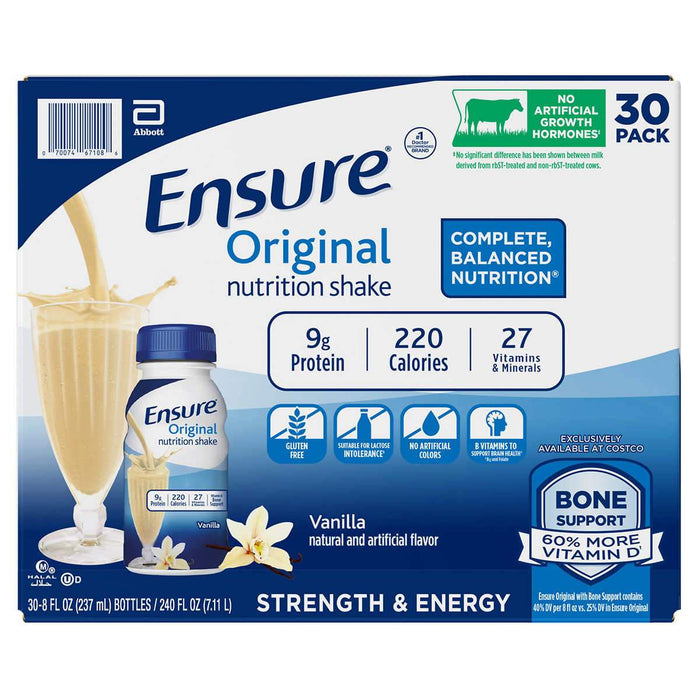 Ensure Original Nutrition Shake 8 fl. oz., 30-pack - Home Deliveries