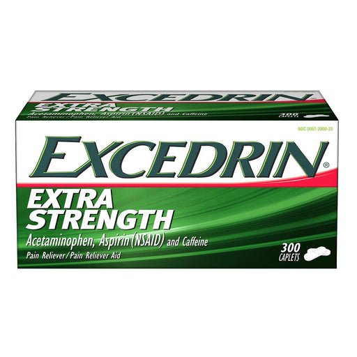 Excedrin Extra Strength Headache Relief, 300 Caplets ) | Home Deliveries