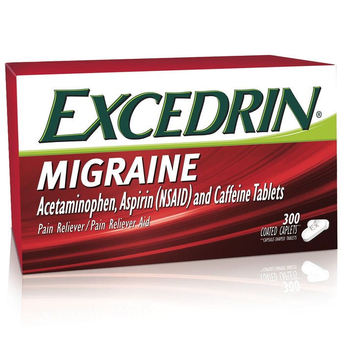 Excedrin Migraine for Migraine Relief, 300 Caplets ) | Home Deliveries