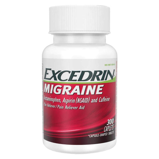 Excedrin Migraine for Migraine Relief, 300 Caplets - Home Deliveries