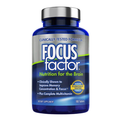FOCUSfactor Nutrition for the Brain Dietary Supplement, 180 Tablets
