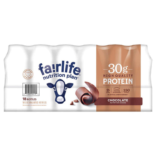 Fairlife Nutrition Plan, 30g Protein Shake, Chocolate, 11.5 oz, 18-count ) | Home Deliveries