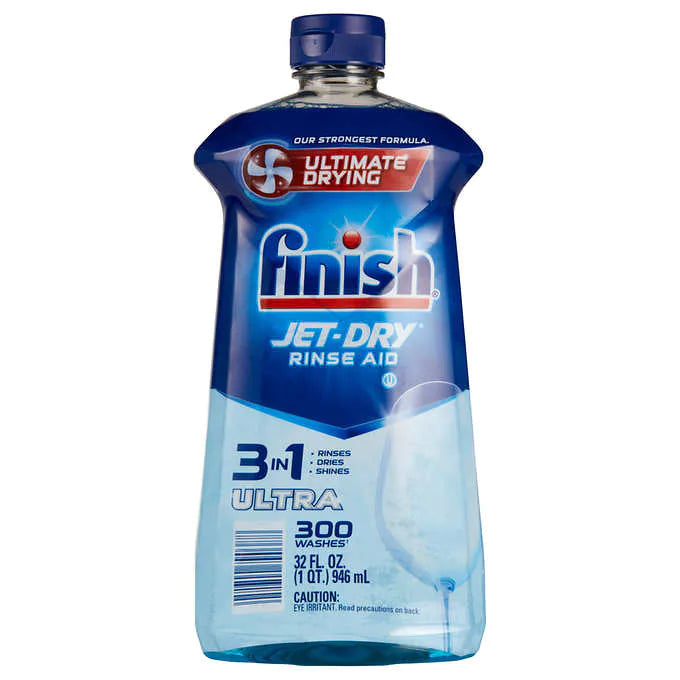Finish Jet-Dry Ultra Dishwasher Rinse Aid, 32 fl oz ) | Home Deliveries