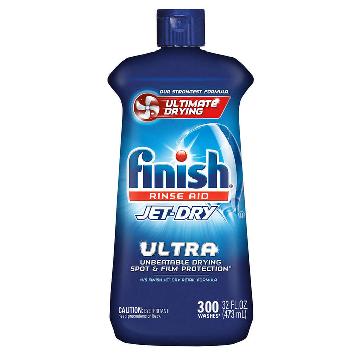 Finish Jet-Dry Ultra Dishwasher Rinse Aid, 32 fl oz ) | Home Deliveries