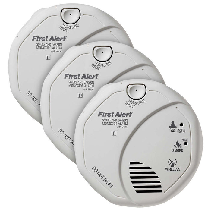 First Alert Smoke and Carbon Monoxide Alarm, 3-pack ) | Home Deliveries
