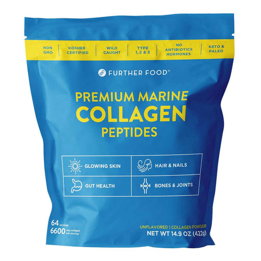 Further Food Wild Caught Marine Collagen, Unflavored, 14.9 oz, 64 Servings ) | Home Deliveries
