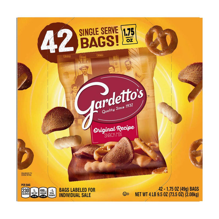 Gardetto's Snack Mix, Original, 1.75 oz, 42-count
