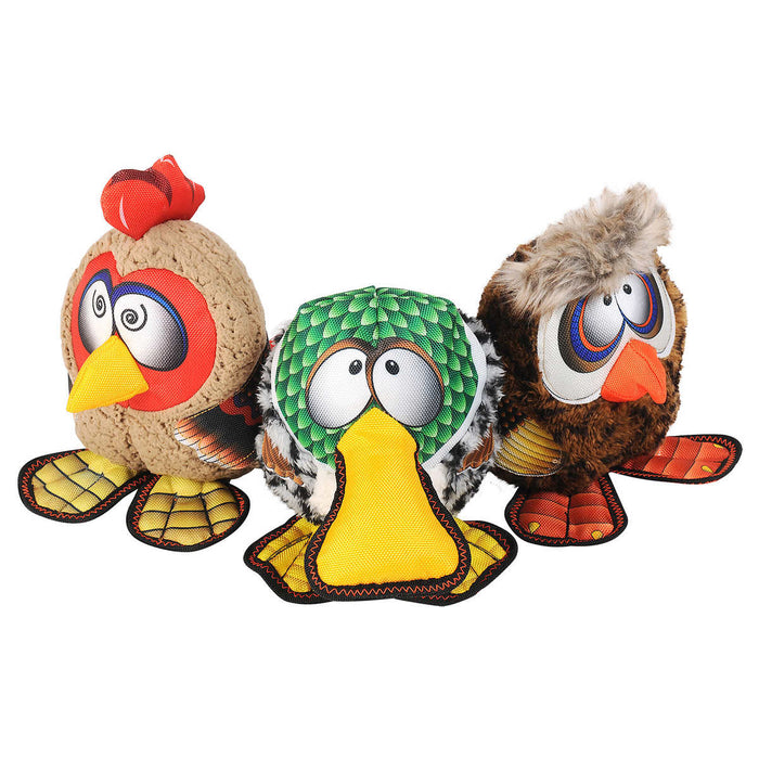 Happy Tails Barnyard Buddies Dog Toys, 3-count - Home Deliveries