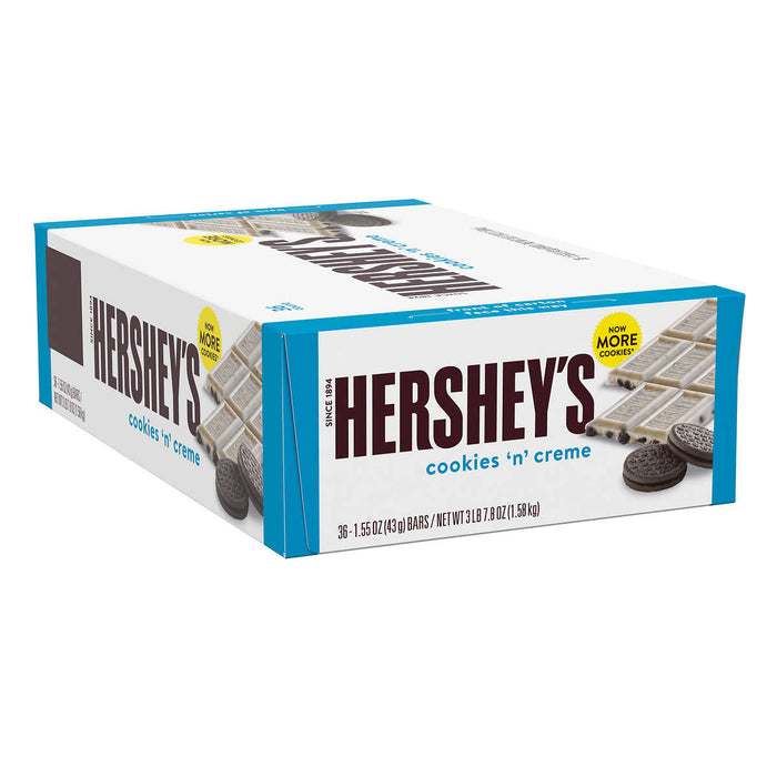 Hershey's, Cookies N' Creme, 1.55 oz, 36-count ) | Home Deliveries