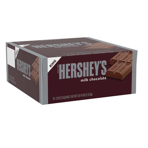Hershey's King Size Milk Chocolate Bars, 2.6 oz, 18-count ) | Home Deliveries