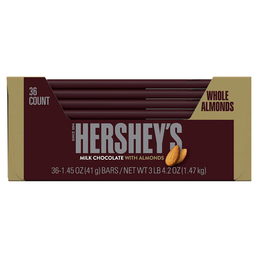 Hershey's Milk Chocolate With Almonds, 1.45 oz, 36-count ) | Home Deliveries