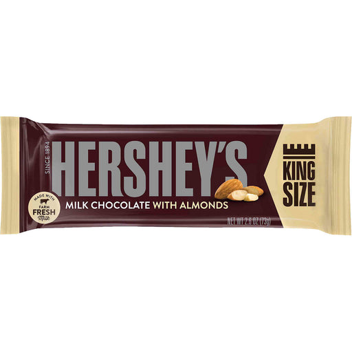 Hershey's Milk Chocolate with Almonds, King Size, 18-count