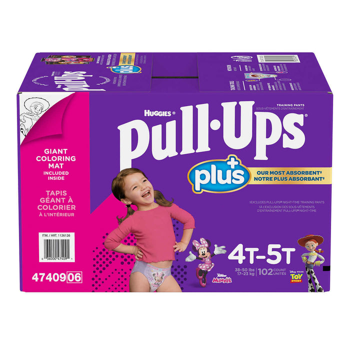 Huggies Pull-Ups Plus Training Pants For Girls ) | Home Deliveries