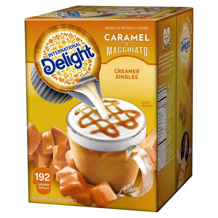 International Delight Liquid Creamer, Caramel Macchiato, 192-count ) | Home Deliveries