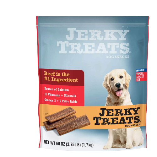 Jerky Treats American Beef Dog Snacks 60 oz, 2 PACK ) | Home Deliveries