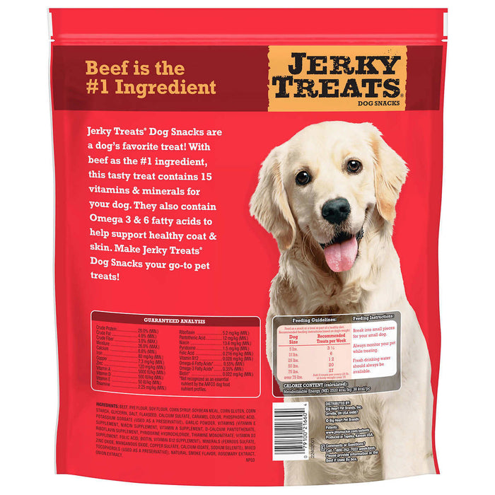 Jerky Treats American Beef Dog Snacks 60 oz, 2 PACK ) | Home Deliveries