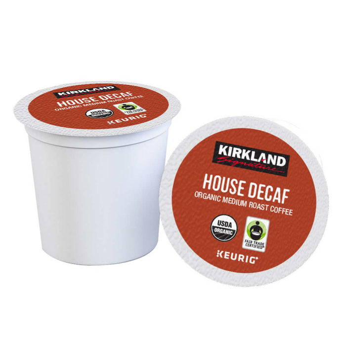 Kirkland Signature Coffee Organic House Decaf K-Cup Pod, 120-count ) | Home Deliveries