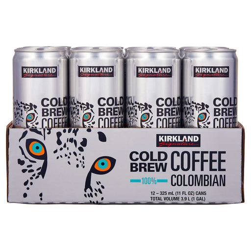 Kirkland Signature Colombian Cold Brew Coffee, 11 fl oz, 12-count ) | Home Deliveries