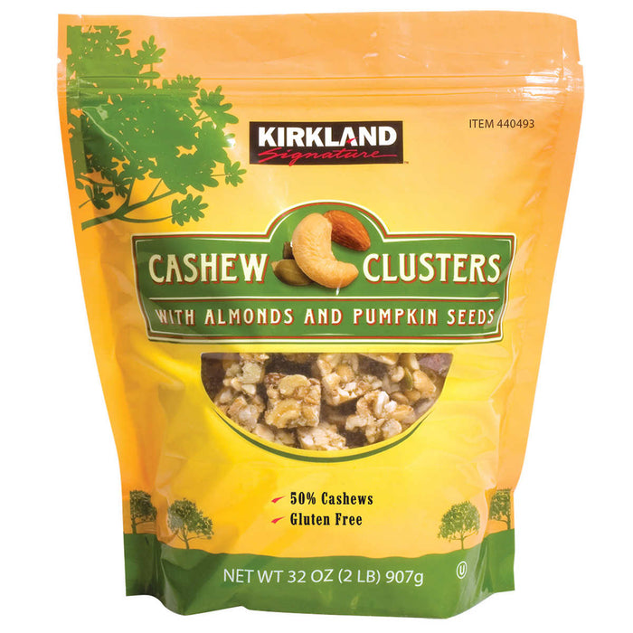 Kirkland Signature Cashew Clusters, 2 lbs ) | Home Deliveries