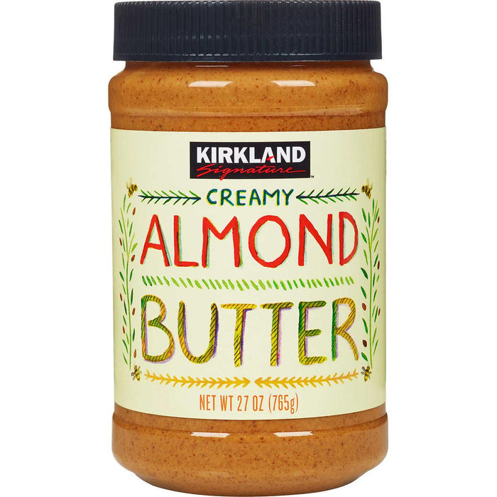 Kirkland Signature Creamy Almond Butter, 27 oz ) | Home Deliveries