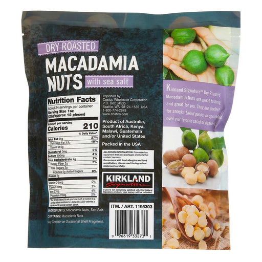 Kirkland Signature Dry Roasted Macadamia Nuts, 24 oz. ) | Home Deliveries
