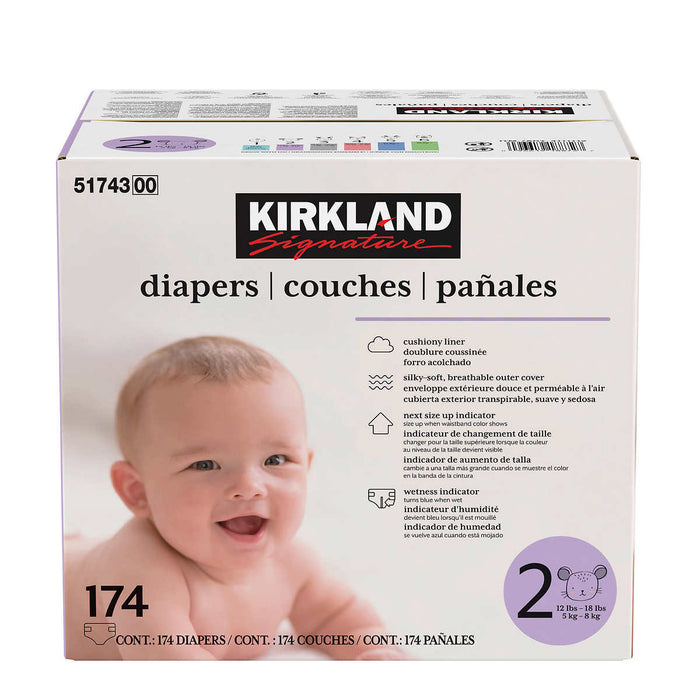 Kirkland Signature Diapers Sizes 1-2 ) | Home Deliveries