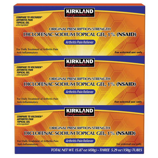 Kirkland Signature Diclofenac 3 Pack, 15.87 Ounces ) | Home Deliveries