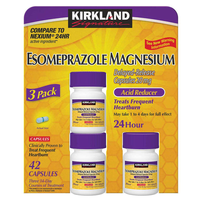 Kirkland Signature Esomeprazole 20 mg., 42 Capsules - Home Deliveries