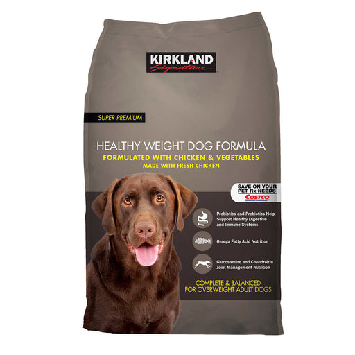 Kirkland Signature Healthy Weight Formula Chicken and Vegetable Dog Food 40 lb. ) | Home Deliveries