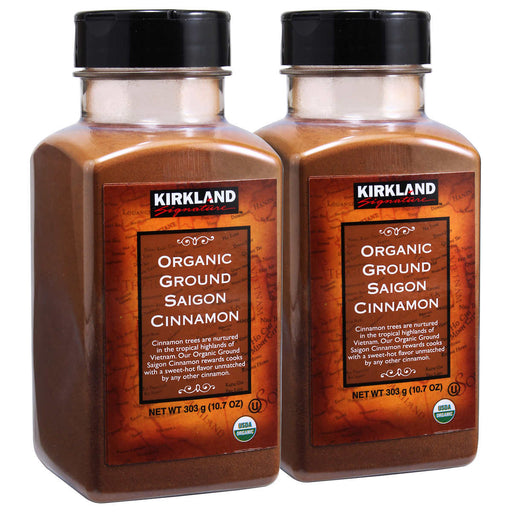 Kirkland Signature Organic Ground Saigon Cinnamon, 10.7 oz., 2-count ) | Home Deliveries